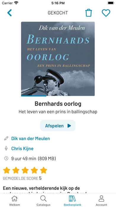 Luisterrijk luisterboeken Screenshot