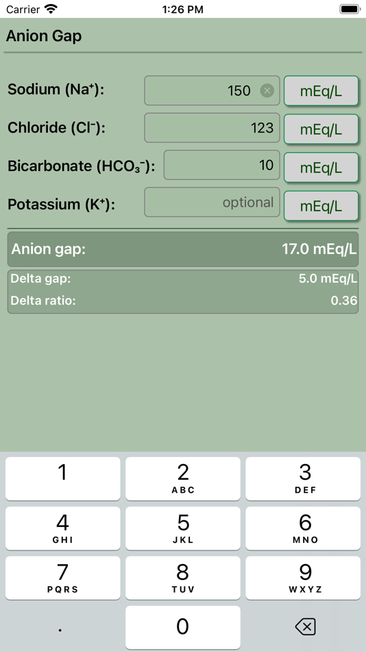 #6. Anion Gap Calculator Pro (iOS) 由: Krzysztof Gwiazda