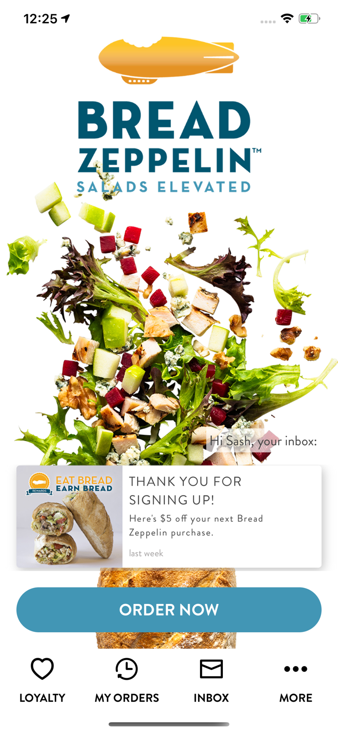 Bread Zeppelin Salads Elevated