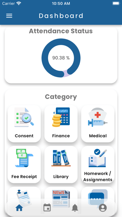 MM Public School Parents App Screenshot
