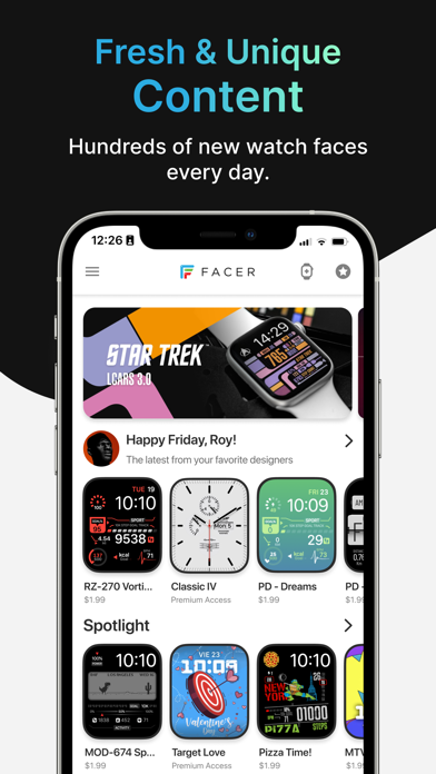 Watch Faces by Facer screenshot1
