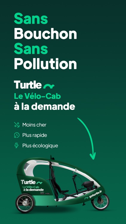 Turtle: commandez un vélo-cab