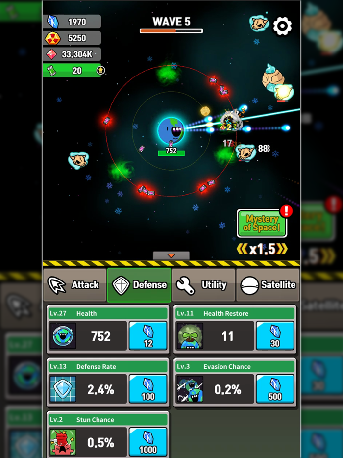 지구를 지켜라  신개념 방치형 idle 키우기