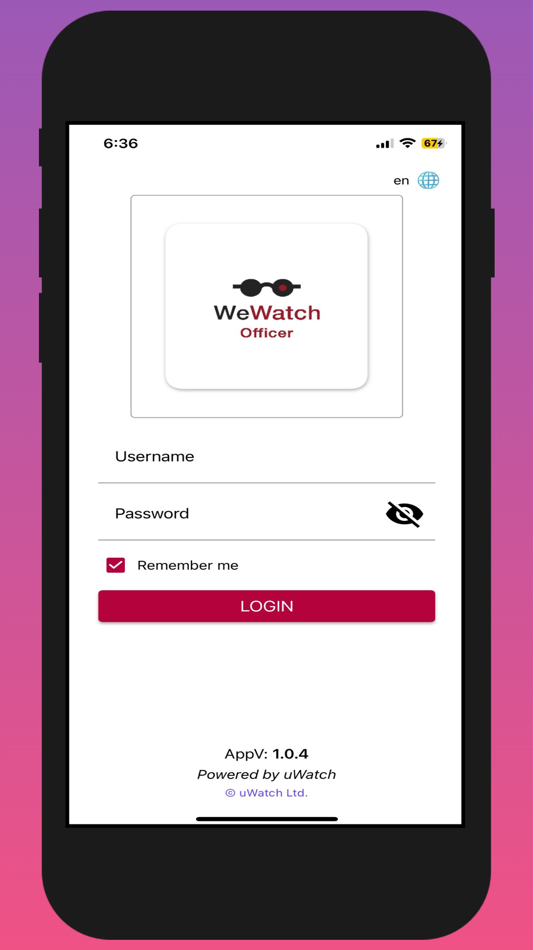 #1. WeWatch Officer (iOS) By: uWatch Ltd.