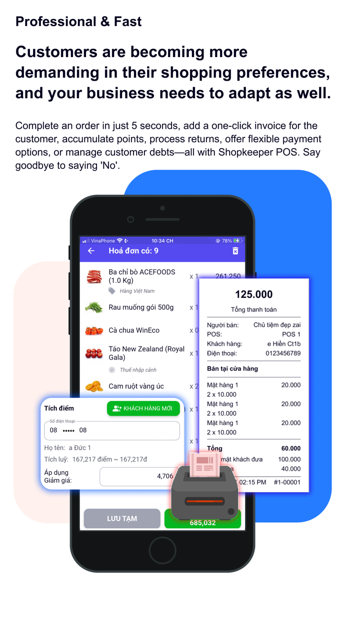 Shopkeeper Sales Management