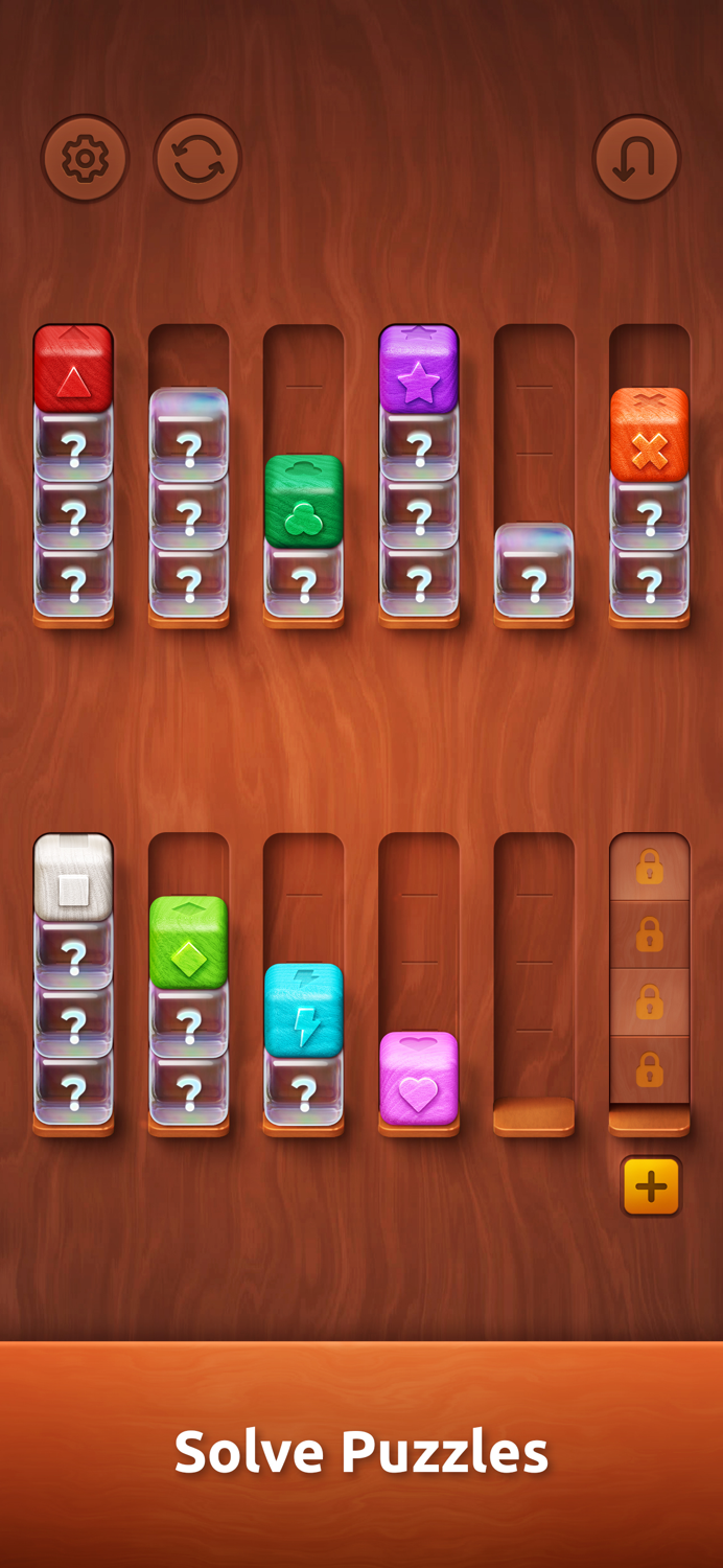 Colorwood Sort Puzzle Game