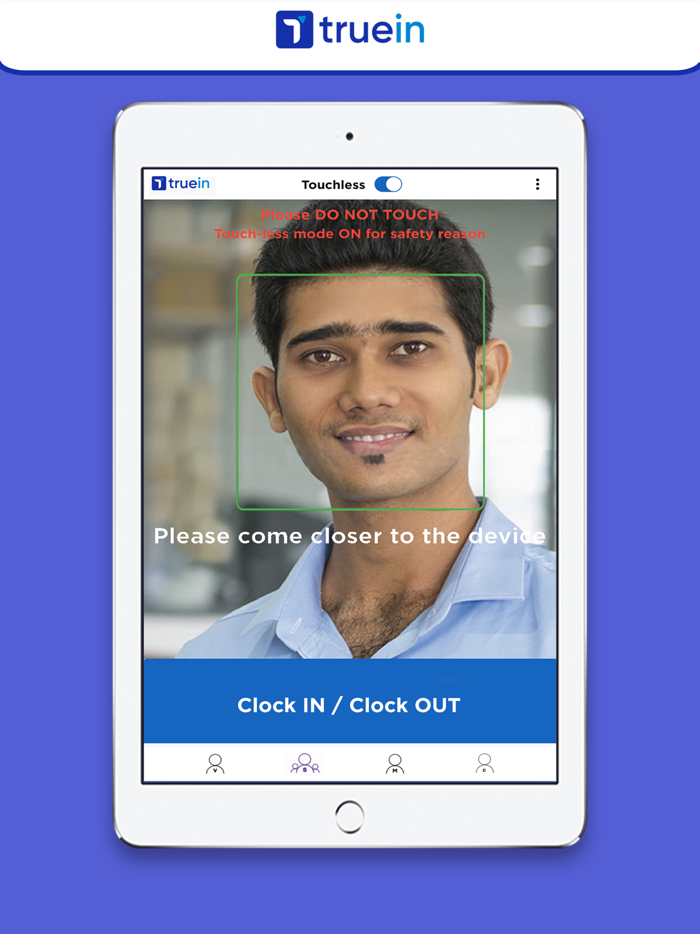 Truein Kiosk NOT for Staff