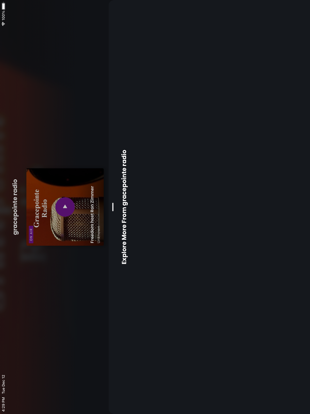 gracepointe radio iPad screenshot 3 - Music app
