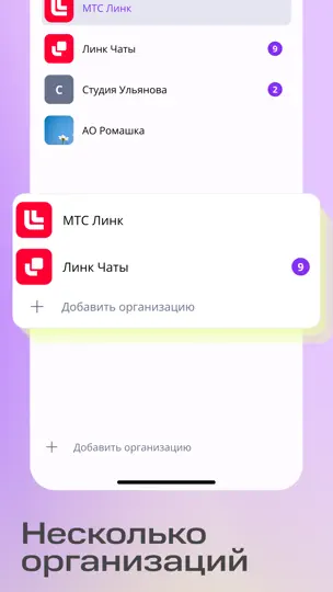 Скриншот Линк Чаты на iPhone 6