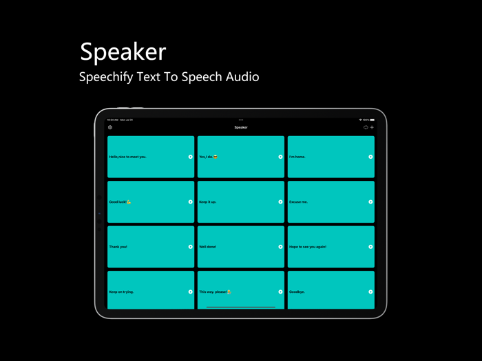 Speaker-Speech Synthesis Voice