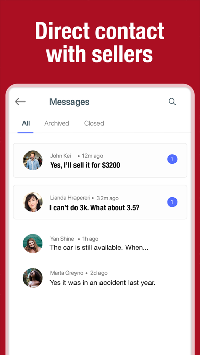 Used Cars: The Cars App Screenshot