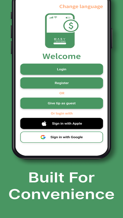 Easy Tipping App Screenshot 1 - AppWisp.com