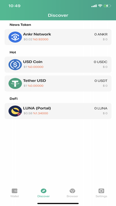 PanDa:DeFi wallet BTC ETH Screenshot