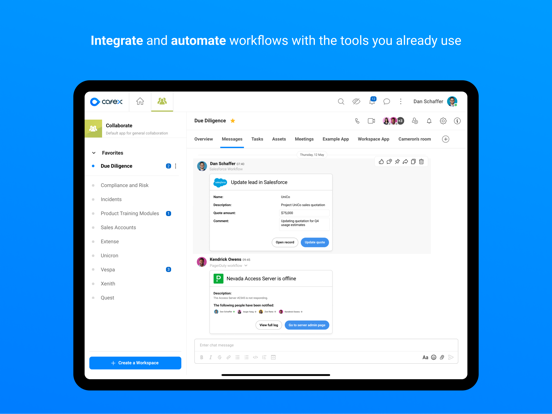 CafeX Mobile iPad screenshot 4 - Business app