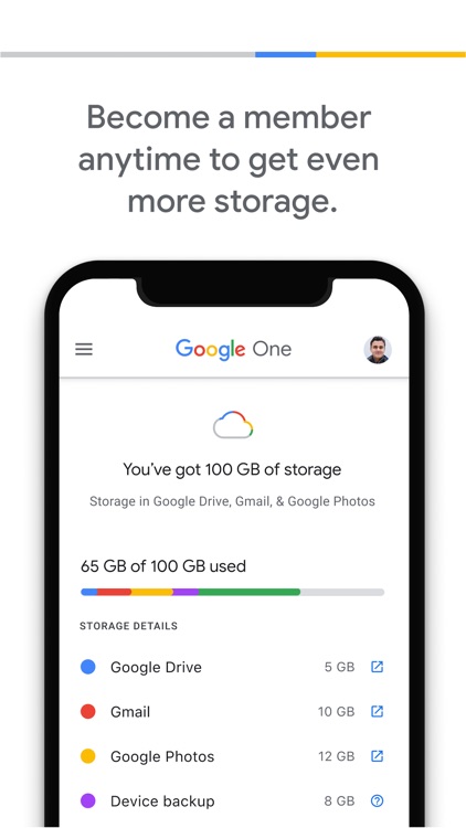 Google One screenshot-2