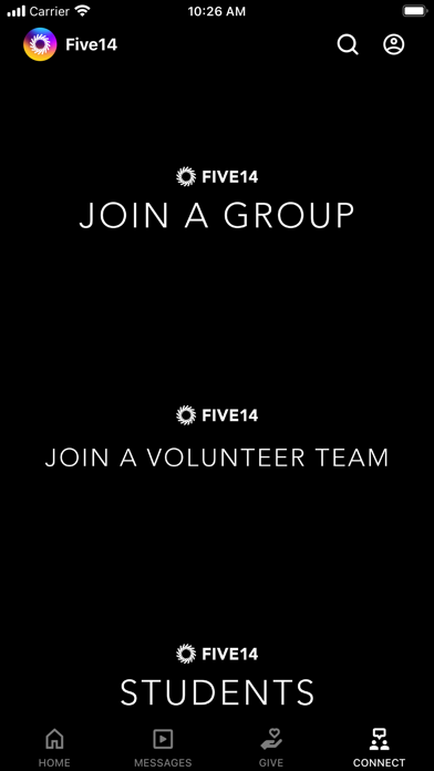 Five14 Church App Screenshot