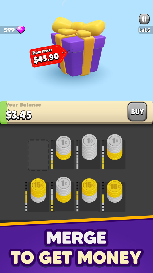 #1. Merge Money 3D (iOS) 由: Flat Games