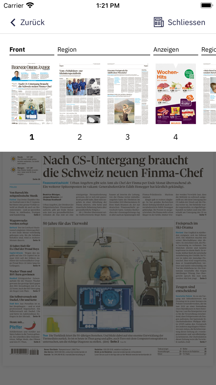 BZ Berner Oberländer E-Paper