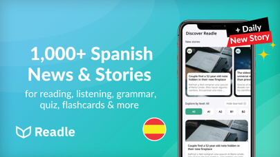 Learn Spanish: News by Readle Screenshot