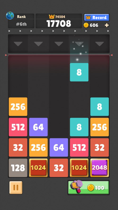 screenshot of Drop The Number : Merge Puzzle 4