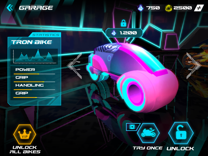 Neon Rider - light bike games