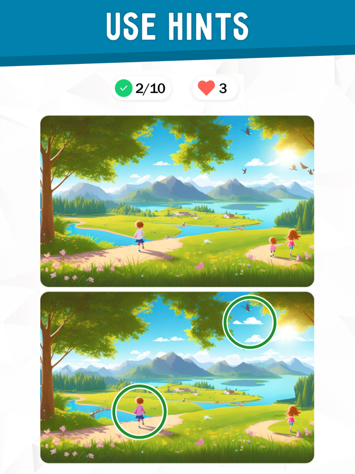 Find The Differences Puzzles