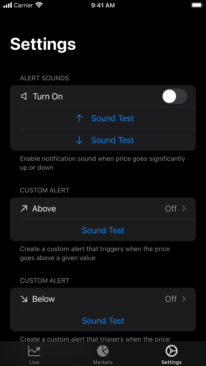 Gold - Live Badge Price