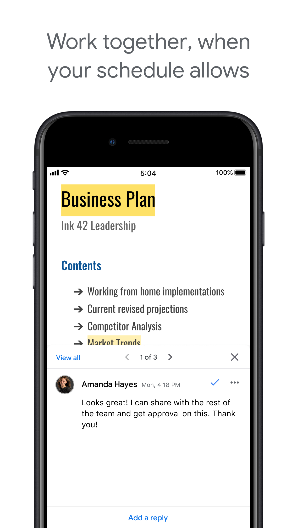Google Docs screenshot 2