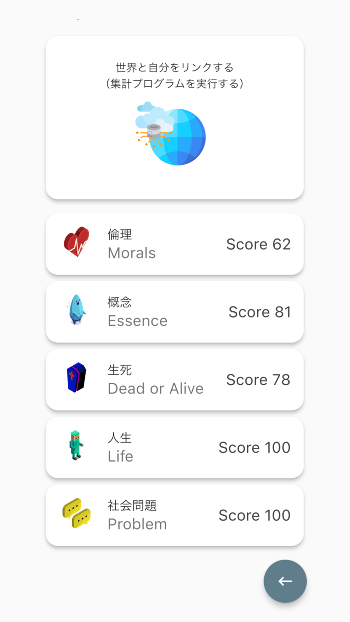 思考実験アプリ - オンライン投票機能付き -