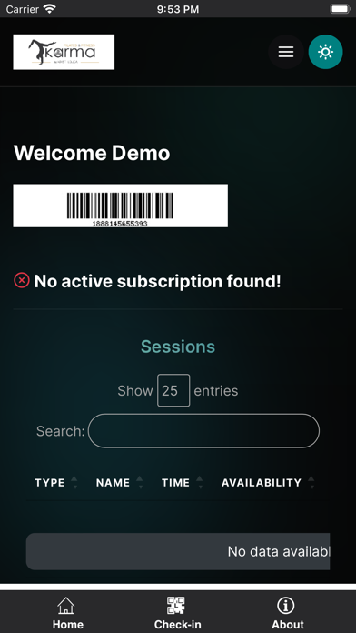 Karma Fitness Screenshot