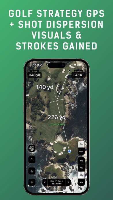 Shot Pattern Golf Strategy GPS Screenshot