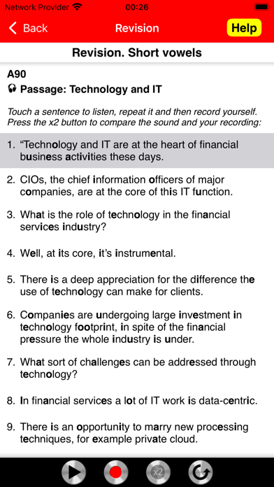 Business English Speech Screenshot