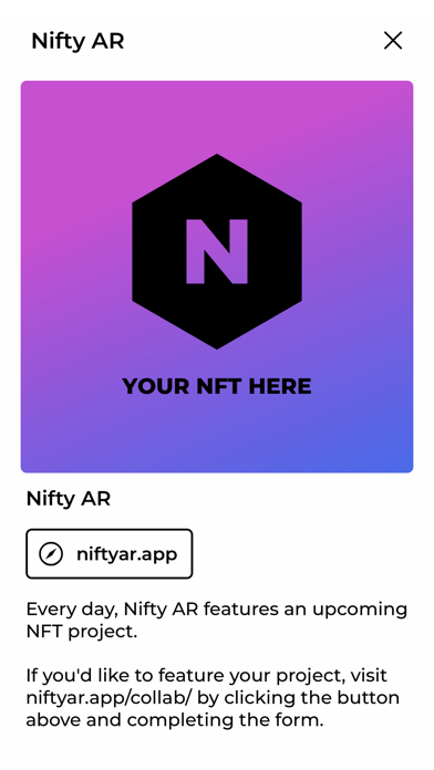 Nifty AR Screenshot