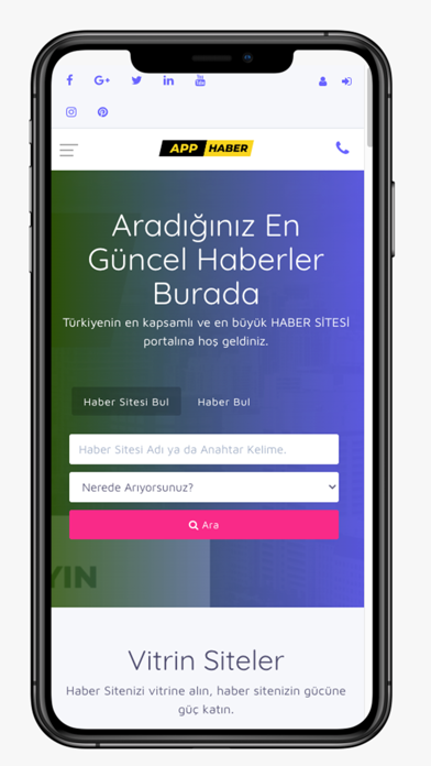 App Haber Screenshot
