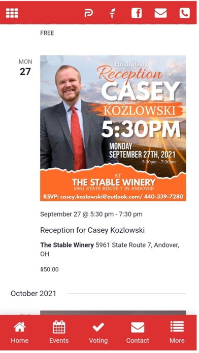 Ashtabula Co Republican Party Screenshot