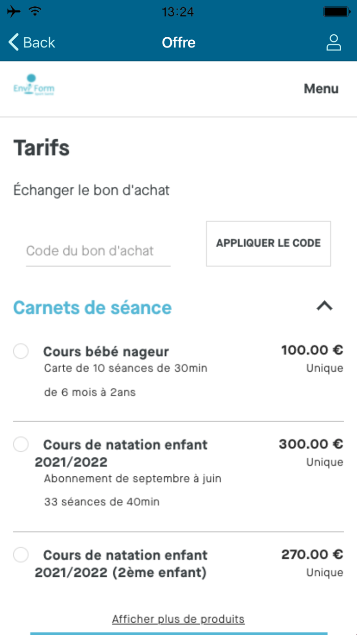 Enviform Sport Santé