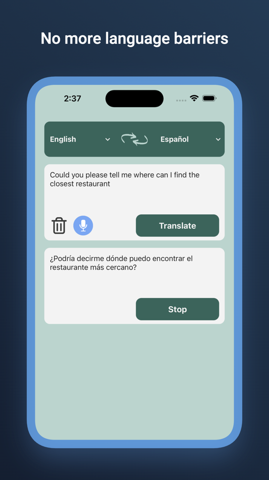 #3. Quick Voice Translator (iOS) 게시자: Laszlo Mile