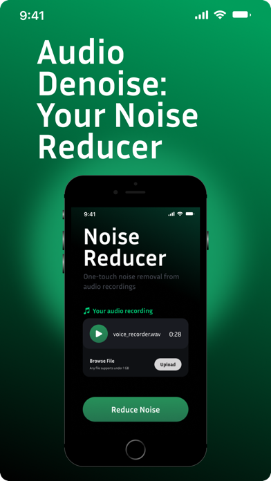 Audio Denoise: Noise Reducer Screenshot