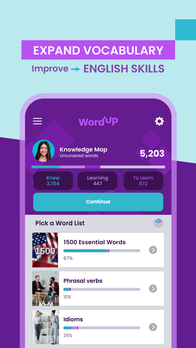 WordUp - Vocabulary Builder Screenshot