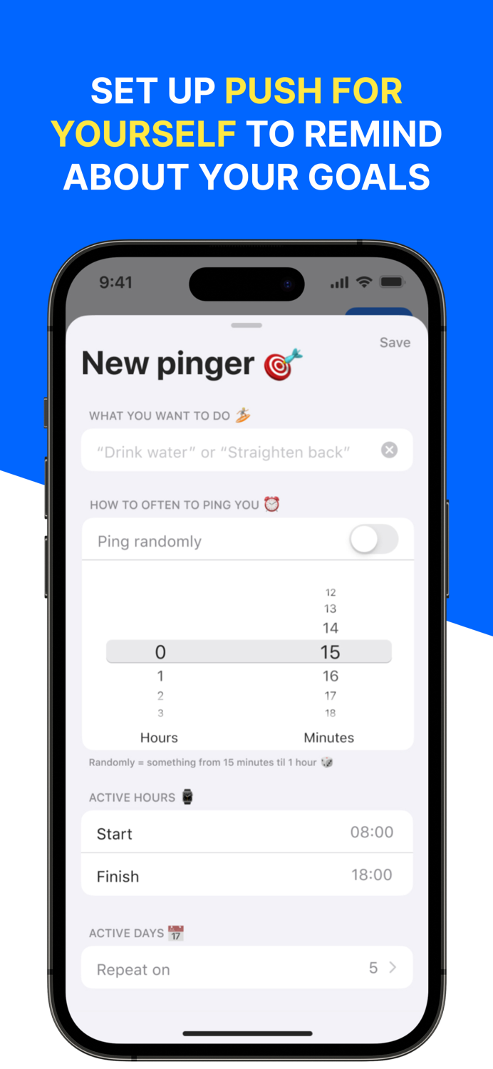 Pinger – ADHD Reminder  Focus