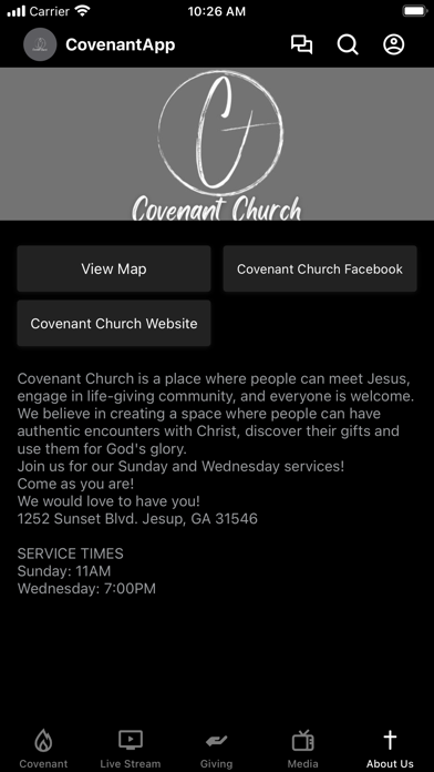 Covenant Church.Wayne Screenshot