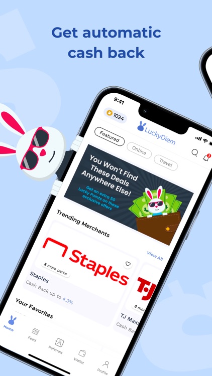 LuckyDiem: Cash Back Shop, Fun