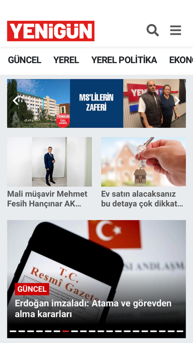 Gazete Yenigün Screenshot