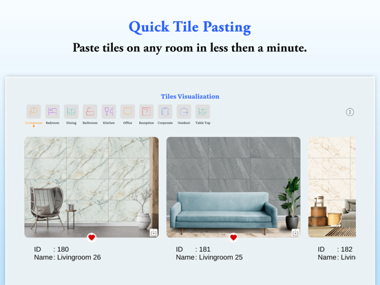 Tiles Visualizer - 3D Mockup iPad screenshot
