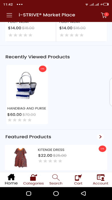 iSTRIVE Market Place Screenshot