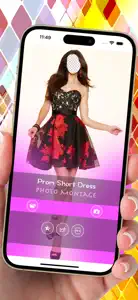 Prom Short Dress Photo Montage screenshot #4 for iPhone