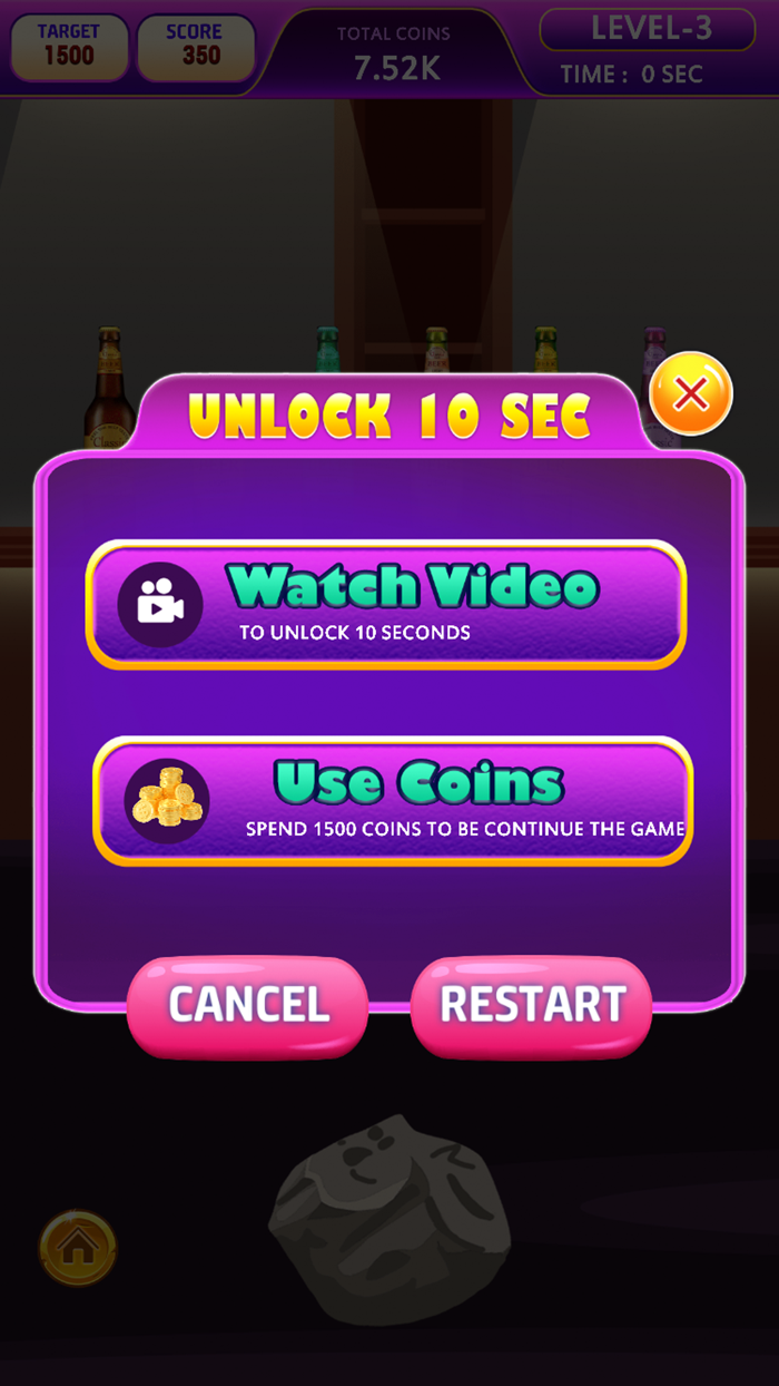 Bottle Shoot Game Forever