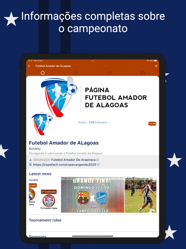 Copa Fácil: Organize torneios – Apps no Google Play