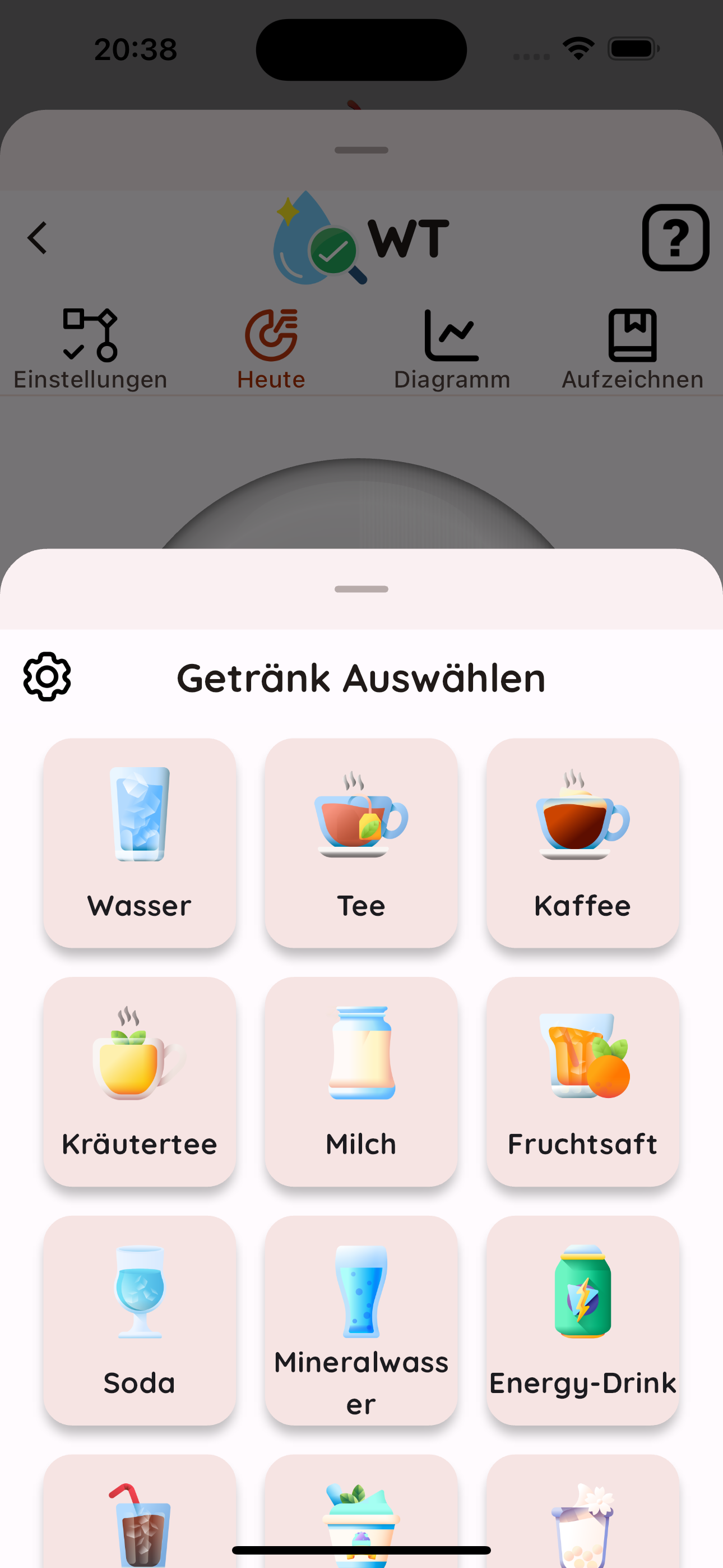 Healthy Tracker Erinnerung