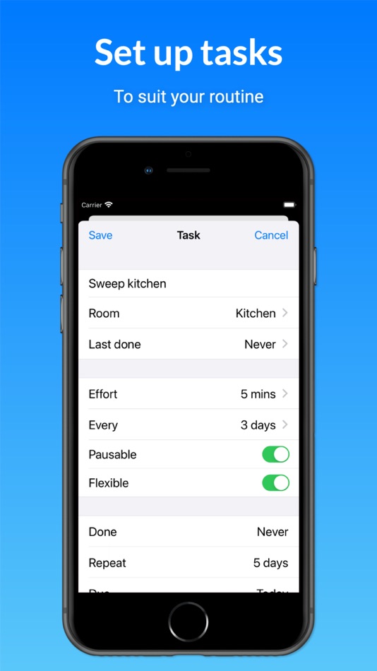 #5. Flexi Clean: for housework (iOS) di: Tania Scott